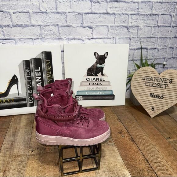 Women’s SF Air Force 1 'Vintage Wine' size 9 - Picture 7 of 14